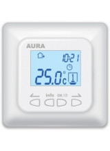 Терморегулятор для теплого пола AURA LTC 730 программируемый