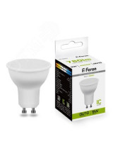 Лампа светодиодная LED 9вт 230в GU10 белый 4000к