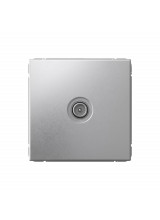 ArtGallery Алюминий TV Розетка проходная 4DB, механизм